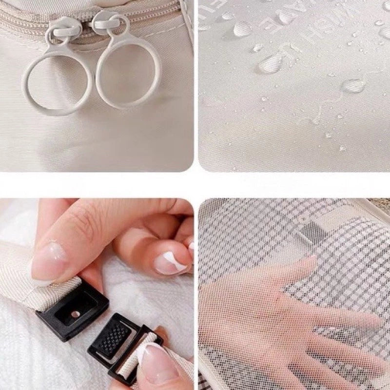 Kit 7 Pecas Bolsa Organizadoras Para Mala Roupas Bagagem Viagem