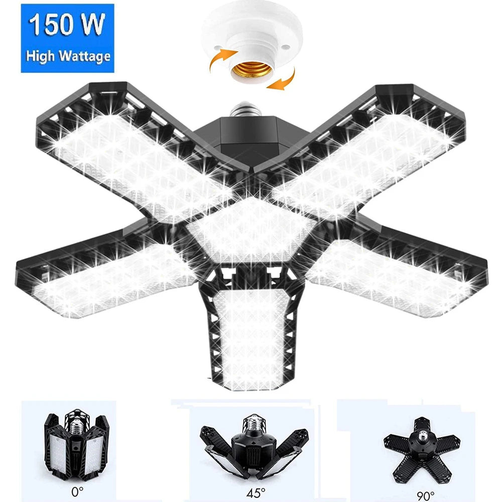 Luminária LED Com 10 Painéis Ajustáveis