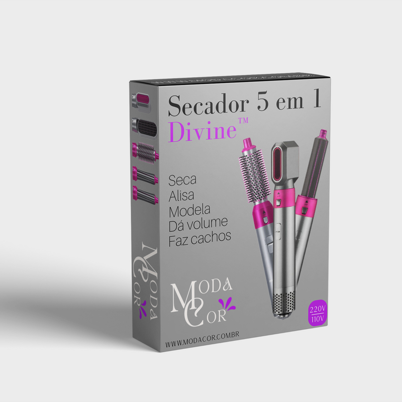 Secador de Cabelo 5 em 1 - Divine