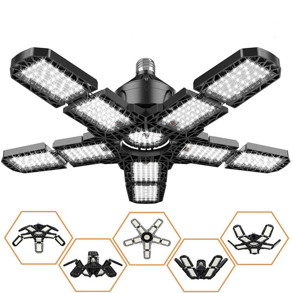 Luminária LED Com 10 Painéis Ajustáveis